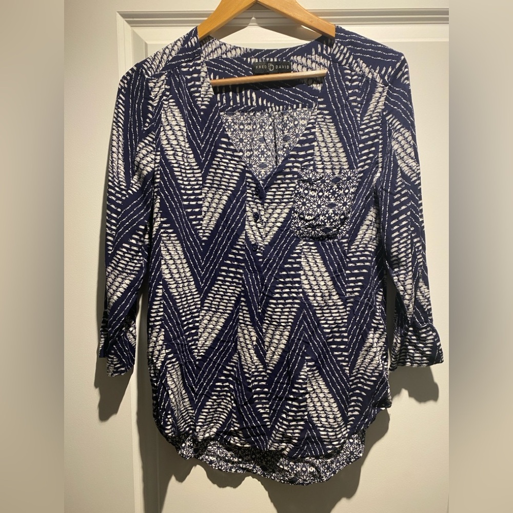 Fred David blouse lightweight